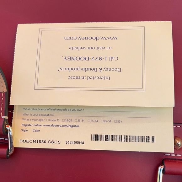 Dooney & Bourke Beacon Leather Zip-Top Large Mila - Picture 3 of 10